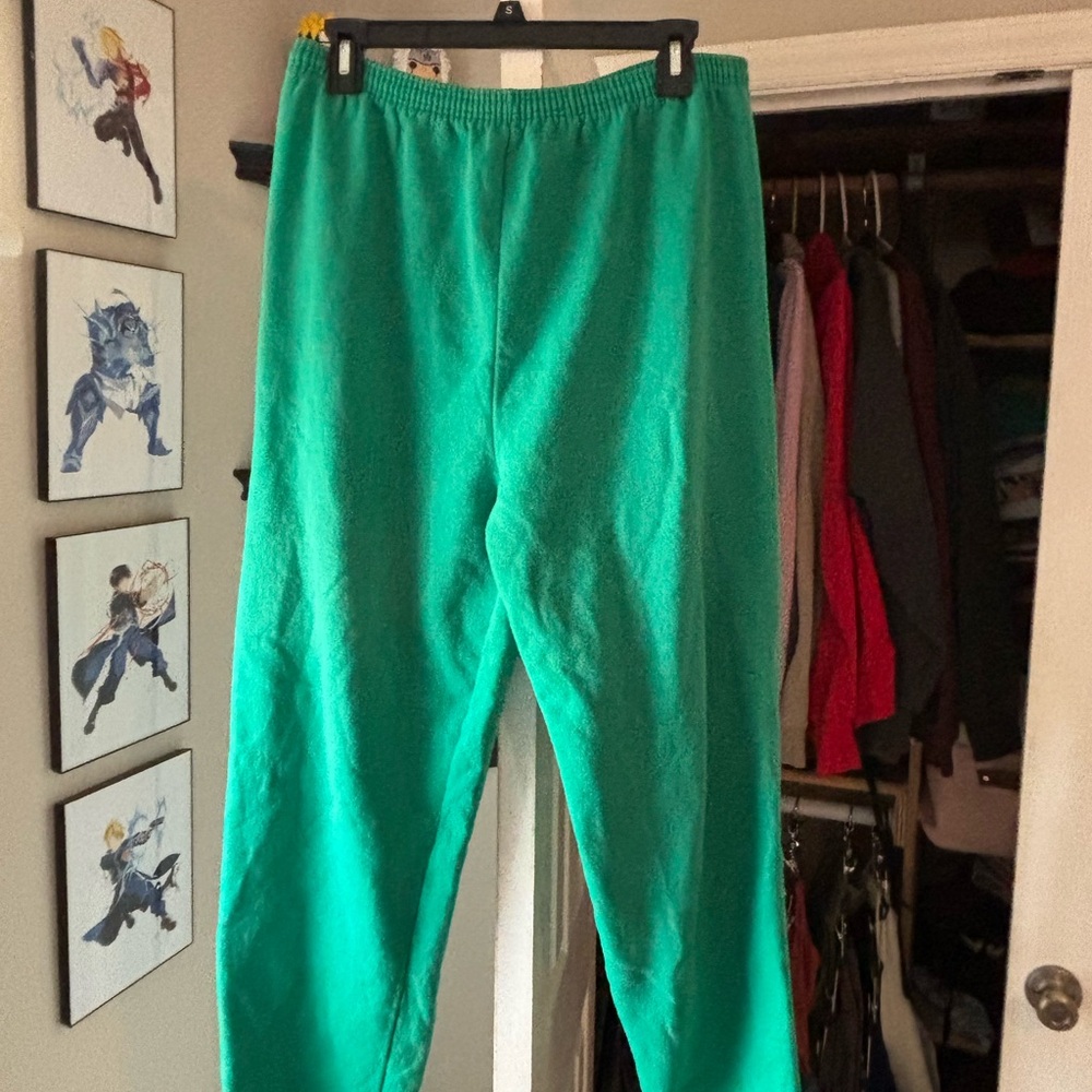 Vibrant Green Sweatpants